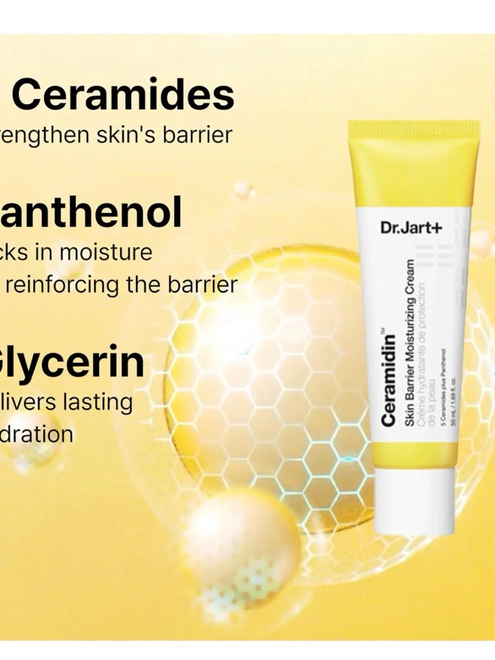 Dr. Jart+ Ceramidin Skin Barrier Moisturizing Cream - 1.69oz
